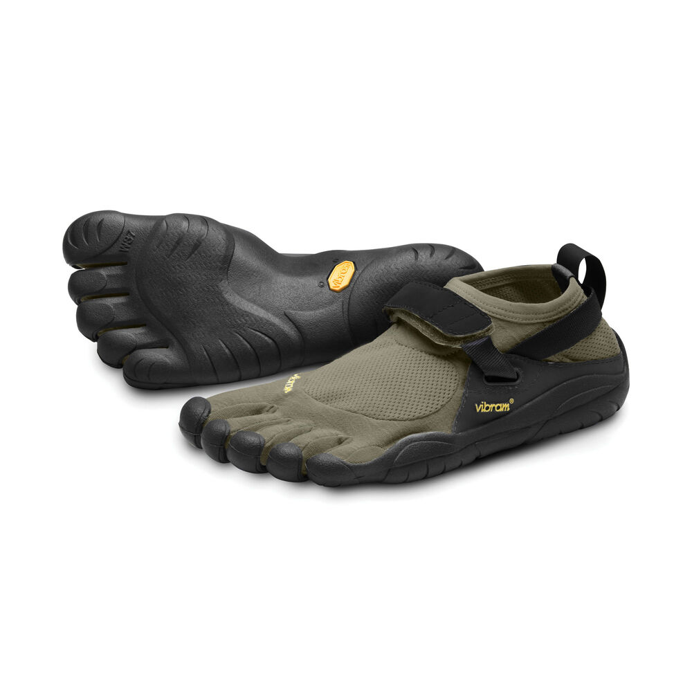 Vibram Fivefingers KSO Mens Training Shoes Dark Green/Black Australia (UWR057126)